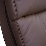 thumbnail of Relaxsessel HWC-C16, Fernsehsessel TV-Sessel Hocker mit Staufach, MVG-zertifiziert ~ Kunstleder taupe-braun