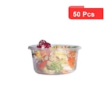 thumbnail of ECOLOMIQUE - 50 Pcs - Pot Deli rond PLA transparent - 600 ml, Diam: 14,3 cm, Hauteur: 5,5 cm - ECO210DERD20
