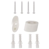 thumbnail of tectake Système de douche à effet pluie en aluminium avec douchette à main et porte-savon  Gris