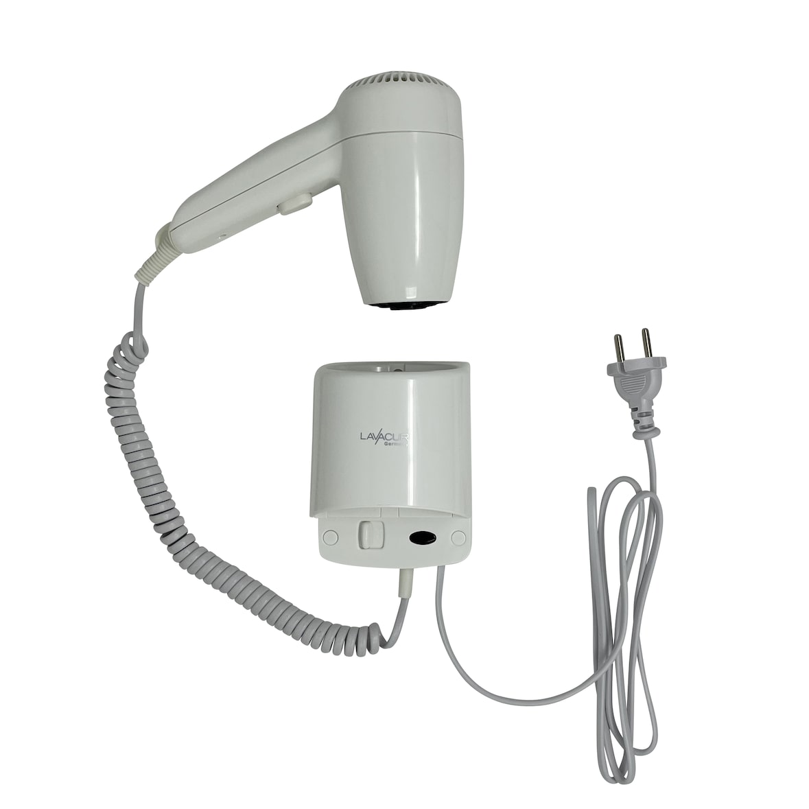 Hotel-Haartrockner PUSH-PRO  mit Hotel-Sicherheits-Tastschalter 8009