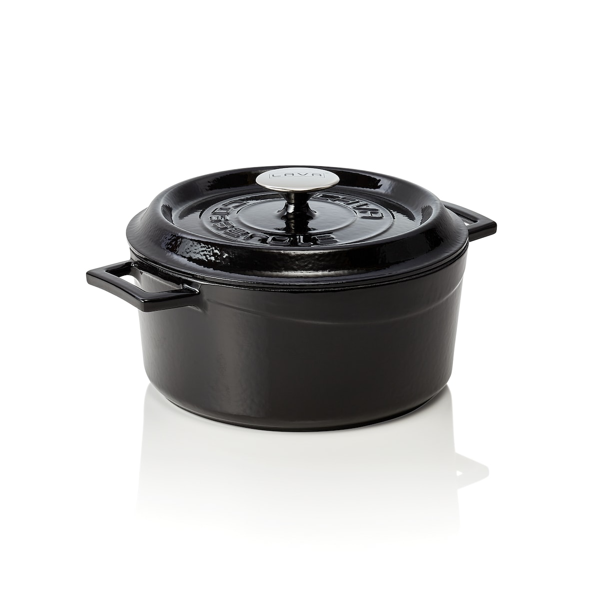 Cocotte diam 25cm - hoogte 115mm - zwart - WAS Duitsland