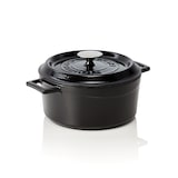 thumbnail of Cocotte diam 25cm - hoogte 115mm - zwart - WAS Duitsland