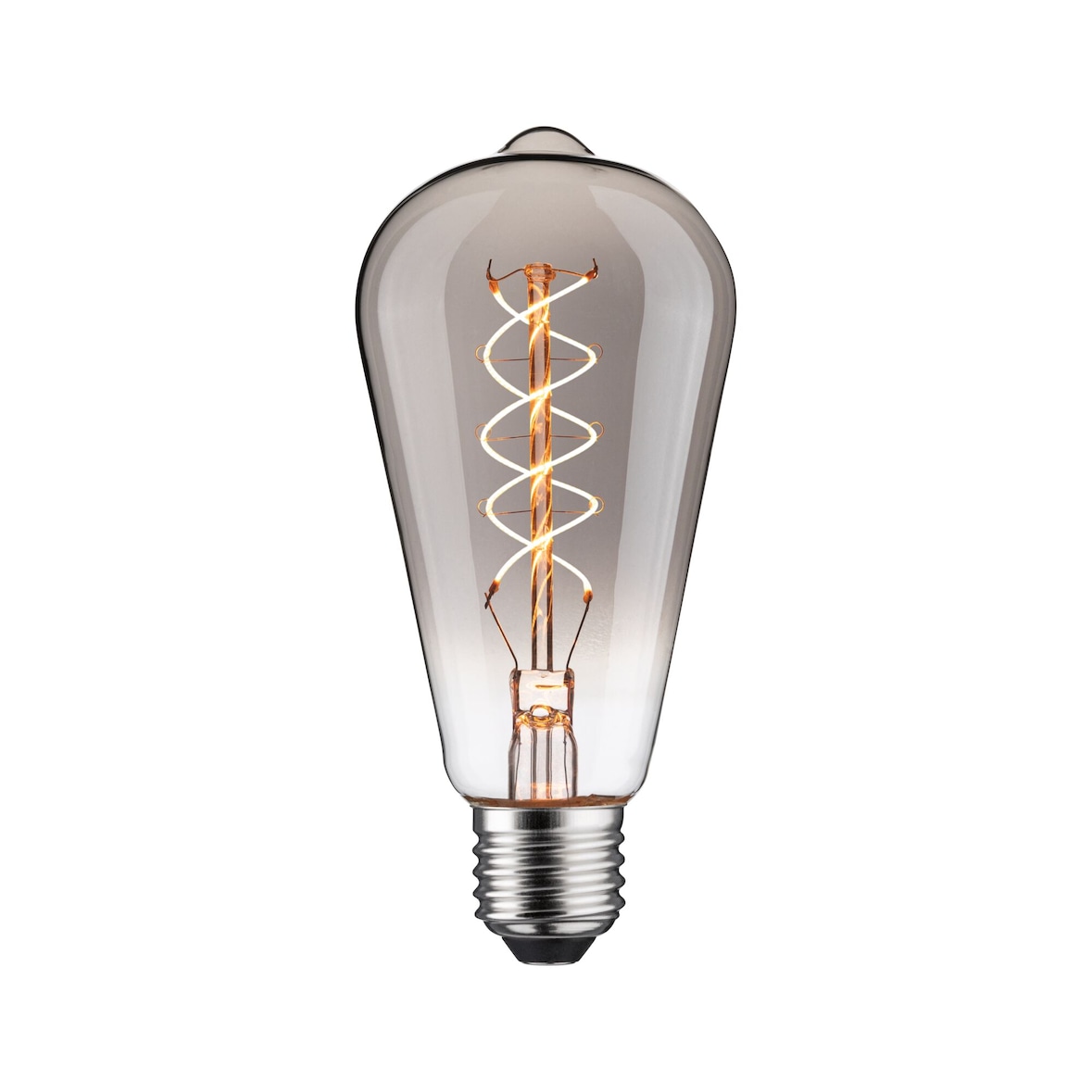 Paulmann Rustic Shine Standard 230V LED Kolben E27 Filament in S-Form  170lm 4,2W 1800K dimmbar Rauchglas 29243