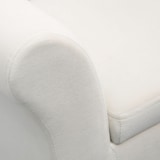 thumbnail of Baúl de almacenaje para dormitorio banco de almacenamiento con tapa abatible reposabrazos y patas de madera para salón 111,5x41x65 cm crema