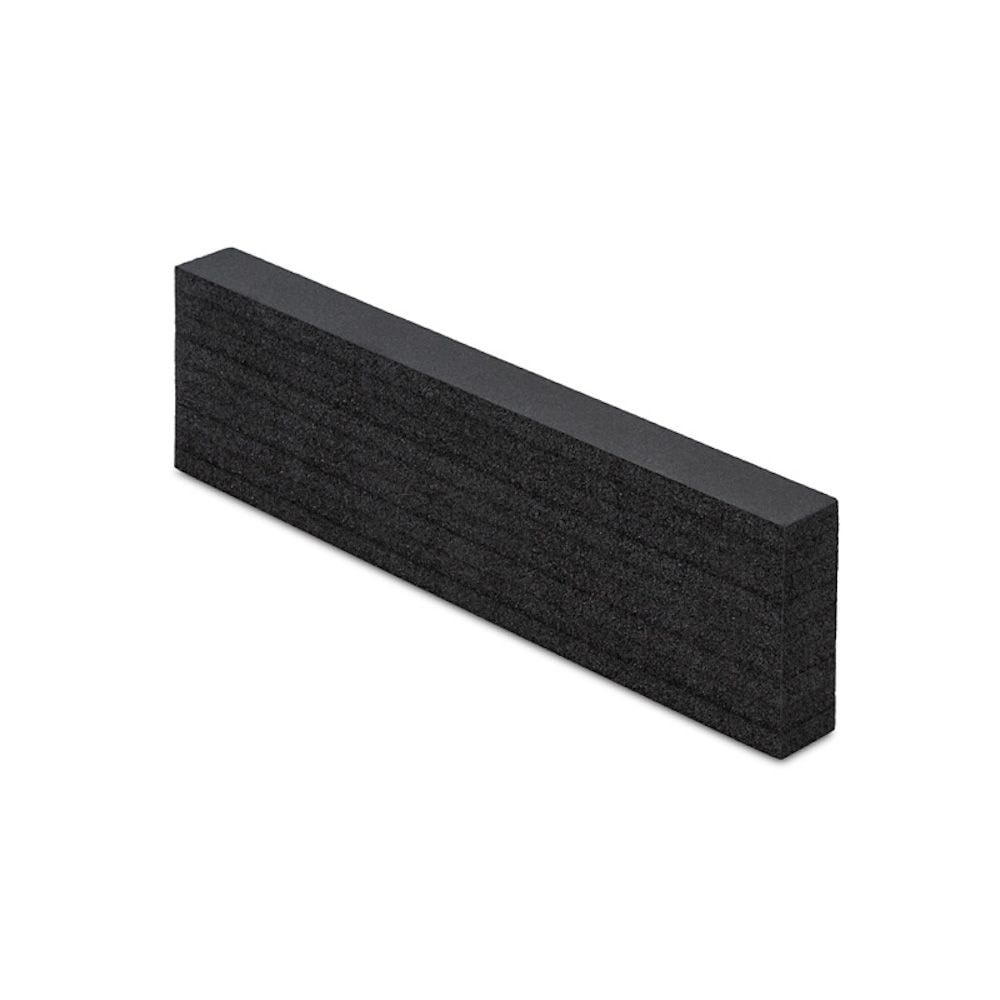 PROREGAL 10x Schaumstoff Konturschnitt für NextGen Einsatzkästen | HxBxT 10x3,5x35,5cm | Schwarz