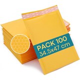 thumbnail of 100 Envelopes Almofadados Amarelos 34.5x47 cm | Envio Seguro | Bolsas de Envio para Encomendas Vinted