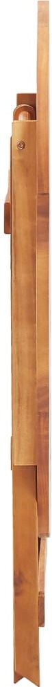 thumbnail of Mesa plegable de jardín de madera maciza de acacia 90x75 cm