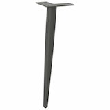 thumbnail of vidaXL Couchtischbeine Konische Form 4 Stk. Anthrazit 42-43 cm Stahl