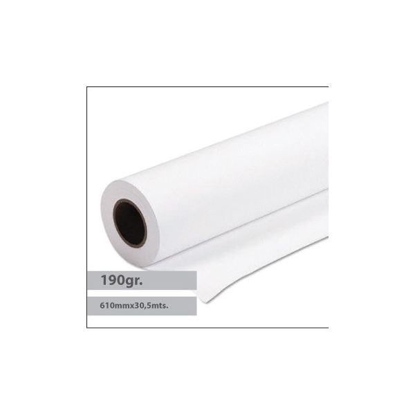 Papel Fotográfico Plotter Brillante 190gr (4509) 610mmx30.5mts - 1 Rollo