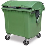 thumbnail of BRB 1100 Liter Großmüllbehälter/Müllcontainer nach EN 840, MGB grün