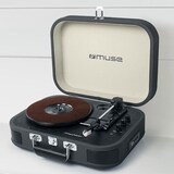thumbnail of Platine vinyle - Muse MT-201DG - Stéréo Noire 33/45/78 tours avec enceintes intégrées - USB/SD/AUX - Prise casque - Lumière OVNI