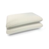 thumbnail of Dmora Kopfkissen Vergine, Ergonomisches Kissen „Seife“ aus perforiertem Memory-Schaum, 100 % hergestellt in Italien, 71h41h15 cm, 4er-Set