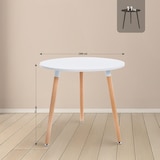 thumbnail of Eetkamer set Lansgar wit