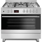 thumbnail of Gasline Gourmet GAG90GOXEL – 90cm Gasstandherd Elektro-Backofen mit 5 leistungsstarken Brennern für LPG 50mBar inkl. Gasschlauch & Druckregler