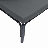thumbnail of vidaXL Gartensofa-set mit Kissen 10 pcs Schwarz Stahl