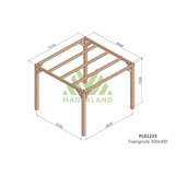 thumbnail of Pérgola de Madera Laminada Fuengirola (Maderland) - Gardeneas