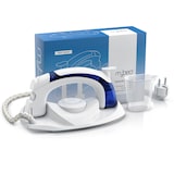 thumbnail of MyBeo Reisebügeleisen 700 W, klappbar, Antihaft-Sohle, Dampffunktion, Temperaturregler, kompakt & leicht