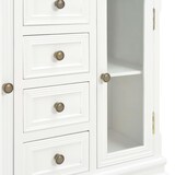 thumbnail of Helloshop26 - Buffet bahut armoire console meuble de rangement blanc 70 cm bois de pin massif 4402057