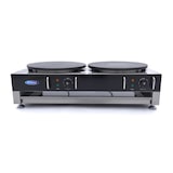 thumbnail of Crêpière double - 2x40cm - Fonte - Thermostat réglable - Maxima