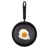 thumbnail of Pfanne Ø28 x 5,2 cm aus geschmiedetem Aluminium, metallisch kupferfarben, mit silikonbeschichtetem Griff, für Induktion