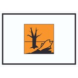 thumbnail of Schild Gefahrensymbol Umweltgefährlich Symbol A4 (210x297mm)