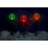 thumbnail of 3er-Set LED Weihnachtsterne mit Farbwechsler Solarleuchte Weihnachtsbeleuchtung