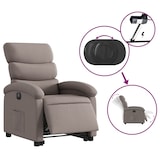 thumbnail of vidaXL Relaxsessel mit Aufstehhilfe Elektrisch Taupe Stoff