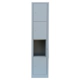 thumbnail of Lüllmann® Schließfachschrank, 1 Abteil, 4 Fächer, 1800 x 415 x 500 mm, lichtgrau