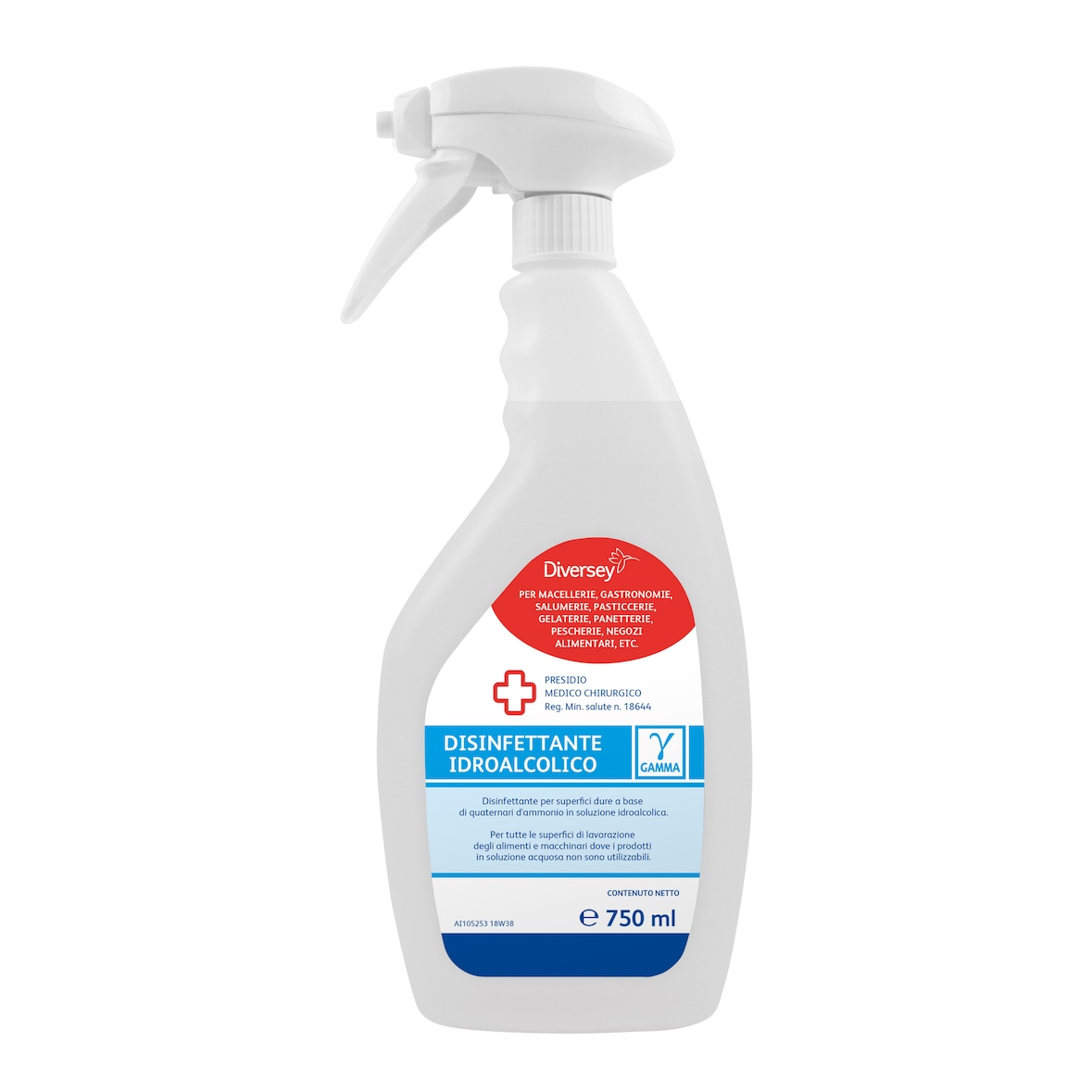 DIversey Disinfettante Idroalcolico Gamma 750ml
