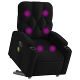 thumbnail of vidaXL Elektrischer Massagesessel mit Aufstehhilfe Schwarz Stoff