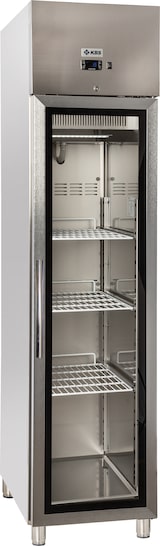 thumbnail of Edelstahl Gewerbekühlschrank mit Glastür KU 356 G