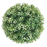 thumbnail of Arbusto artificial HWC-L77, boj bola planta decorativa boj bola planta artificial buxus, exterior Ø 35cm ~ blanco