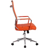 thumbnail of Sedia ufficio Kolumbus in similpelle arancione