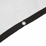 thumbnail of vidaXL Doorzichtig zeildoek met zeilringen 3x10 m polyethyleen