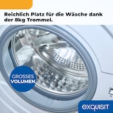 thumbnail of Exquisit Waschmaschine 8kg, Startzeitvorwahl, 47 cm tief, Energieklasse A, Slim-Design, 11 Waschprogramme, 1400 U/min, WA8014-370A weiss