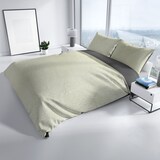 thumbnail of Bettwäsche 135x200 cm Fleece Beige Anthrazit Wendeseite Winter warm