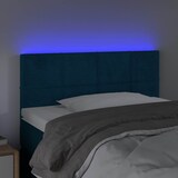 thumbnail of vidaXL LED Kopfteil Dunkelblau 80x5x78/88 cm Samt