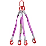 thumbnail of Hebebandgehänge 4 Strang 2100 kg 4 Meter Ösenhaken, Anschlagkette