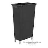 thumbnail of Poubelle Slim noire 80L - 520 x 298 x 750 mm - JANTEX