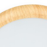 thumbnail of Platte LED plafondlamp LARA 1x 14 W Hout Den Wit Kunststof LE109712