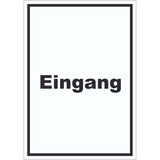 thumbnail of Eingang Aufkleber mit Text Zugang Eintritt hochkant A4 (210x297mm)