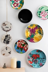 thumbnail of Excelsa vajilla de 18 piezas Furisode de porcelana y gres multicolor