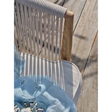 thumbnail of Salon bas de jardin 5 pl en aluminium imitation bois et corde tissée - IBARRA