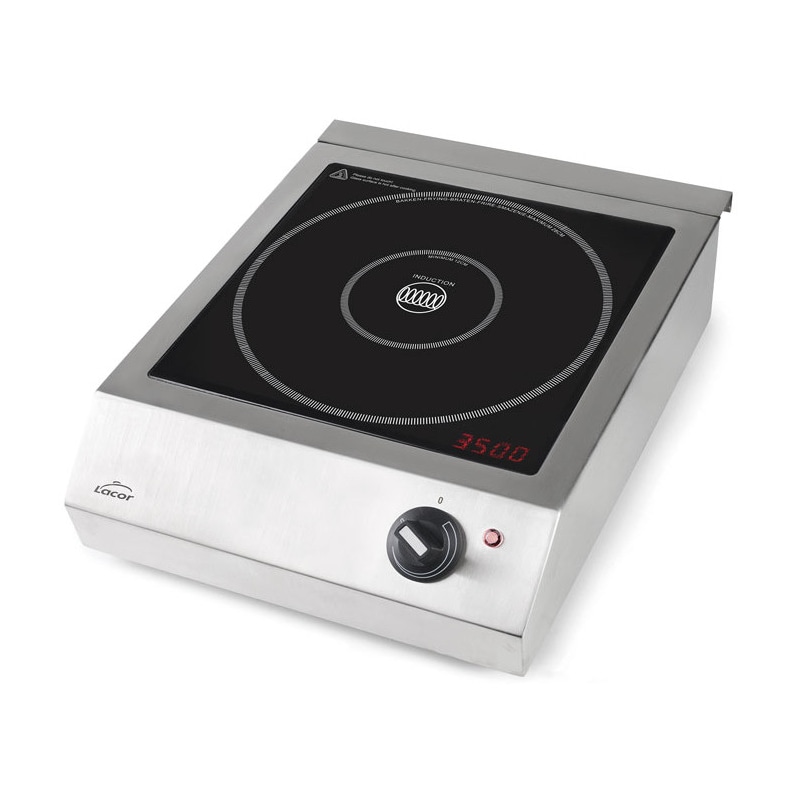 Lacor placa de inducción EASY 3500W área de cocción 28 cm uso profesional