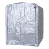 thumbnail of Décoshop26 - Abri de jardin en aluminium rangement divers extérieur protection uv imperméable 201x157x201 cm argenté 04_0005736