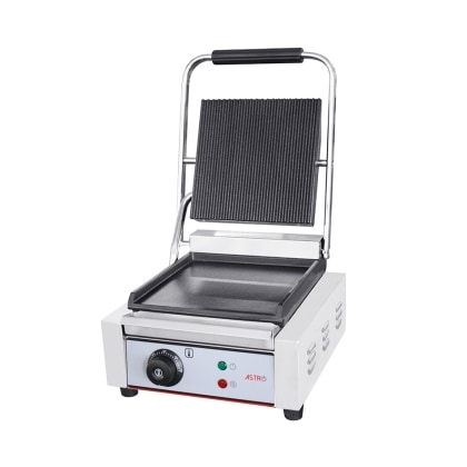 Grill Panini Électrique Lisse/Rainuré - 305 x 365 mm