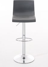 thumbnail of DELUKE® Barhocker BERLIN - Grau, Kunststoff | Barhocker mit Lehne Barstuhl Tresenhocker Tresenstuhl Kneipenhocker Kneipenstuhl