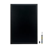 thumbnail of Securit® Ardoise murale "Woody" - Bois finition noir laqué - Feutre-craie et kit de montage inclus - 40x60cm