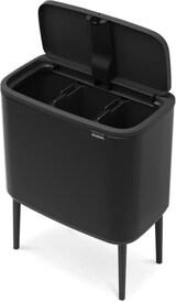 thumbnail of Brabantia 316067 Mülleimer 33 l Rechteckig Edelstahl Schwarz
