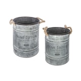 thumbnail of Atmosphera - Conjunto de 2 vasos de zinco máx. D22,5 cm